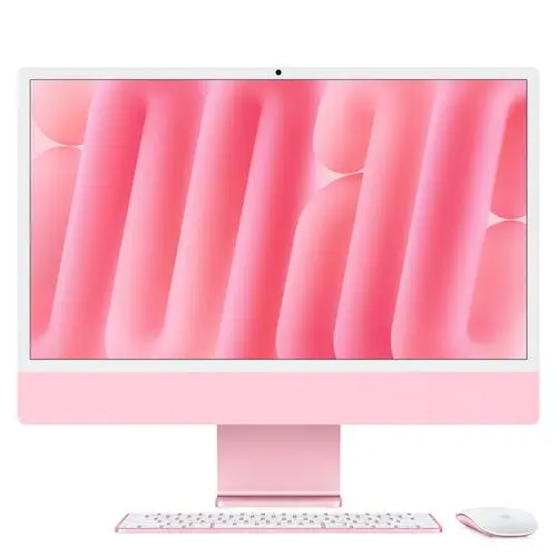 24 iMac with Retina 4.5K display M4 chip, 16GB RAM, 512GB SSD with 8‑core CPU and 8‑core GPU, English Keyboard - Pink