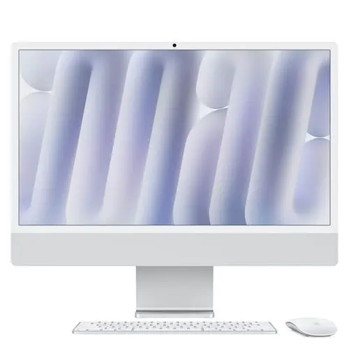 24 iMac with Retina 4.5K display, Nano-texture glass M4 chip, 16GB RAM, 256GB SSD with 10‑core CPU and 10‑core GPU, ArabicEnglish Keyboard - Silver
